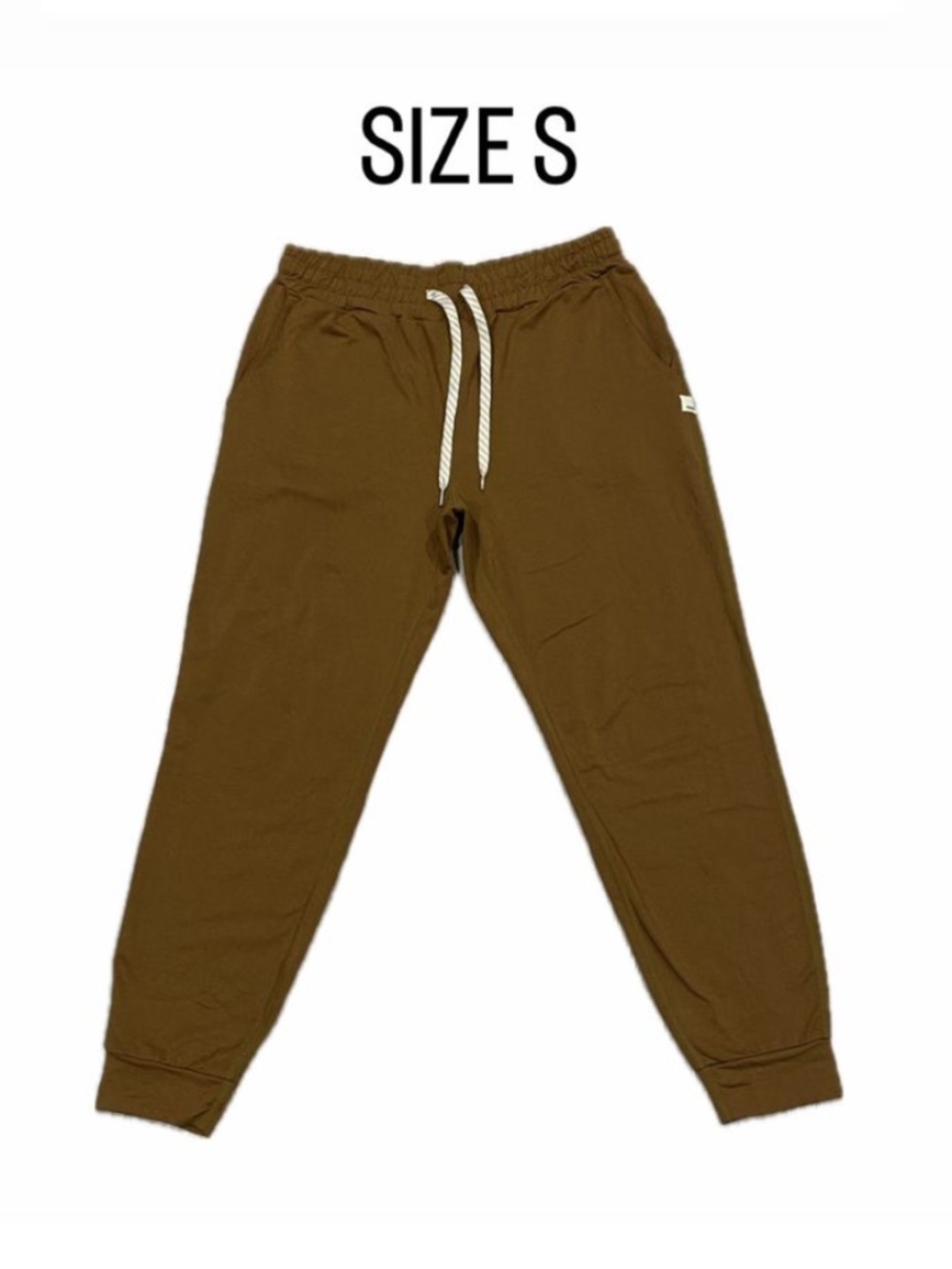 Vuori Performance Joggers Sweatpants Brown Small.